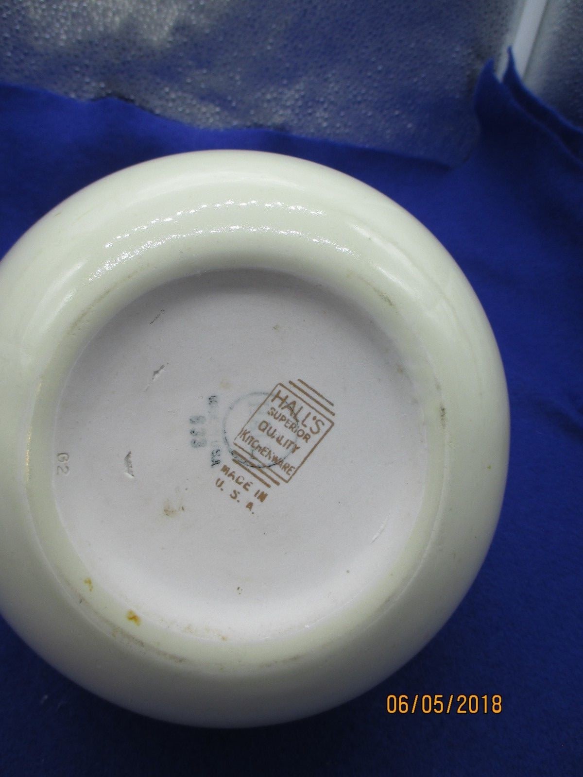 Hall China Crocus Ball Jug GORGEOUS