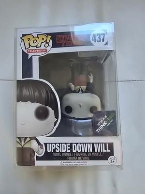 Funko Pop Television Upside Down Will #437 Stranger Things ThinkGeek w/Protector