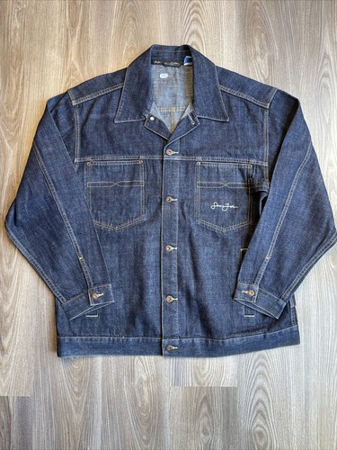 ジャケット・アウター 00's Y2K vintage denim down jacket Vintage Bomber Varsity Denim Jacket Retro Sports Y2K 90's