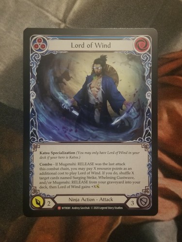 Lord Of Wind - Flesh And Blood TCG FaB Card - WTR081