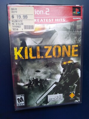 NEW SEALED Killzone Sony PlayStation 2 2004 PS2 Black Label 