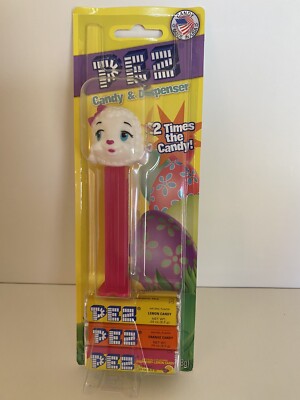 New Lamb Easter Pez Dispenser w/ Double Candy 