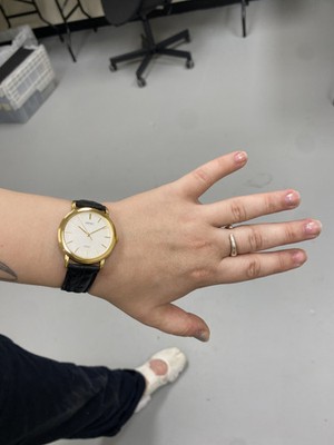 Vintage 1994 [ N MINT ] SEIKO Dolce 5E32-6A70 Navy Roman