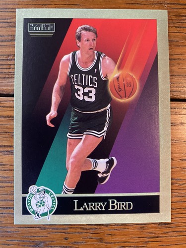 Larry Bird RARE 1990-91 SkyBox Green Border Variation