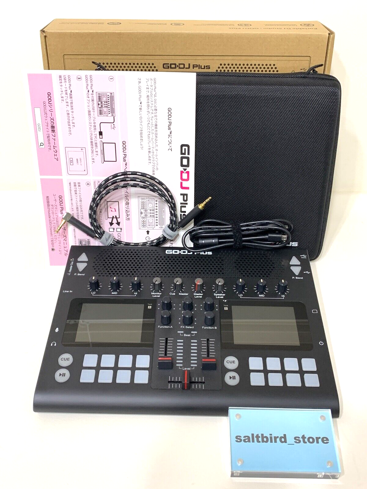 GODJ PLUS Black Portable DJ Controller Equipment Set JP | eBay