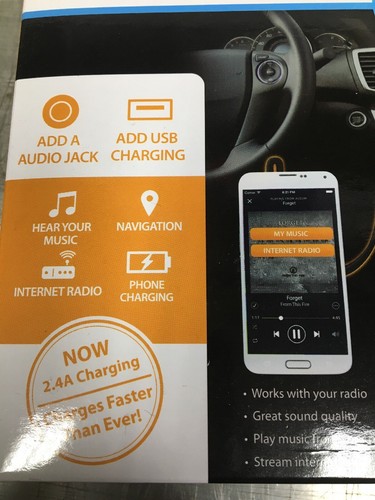 iSimple IS32 Tranzit USB Play and Charge MP3/Smartphone/Android via Car Radio