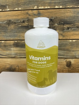 100% Natural Dog Vitamins and Supplements - Liquid Multivitamin for Dogs.