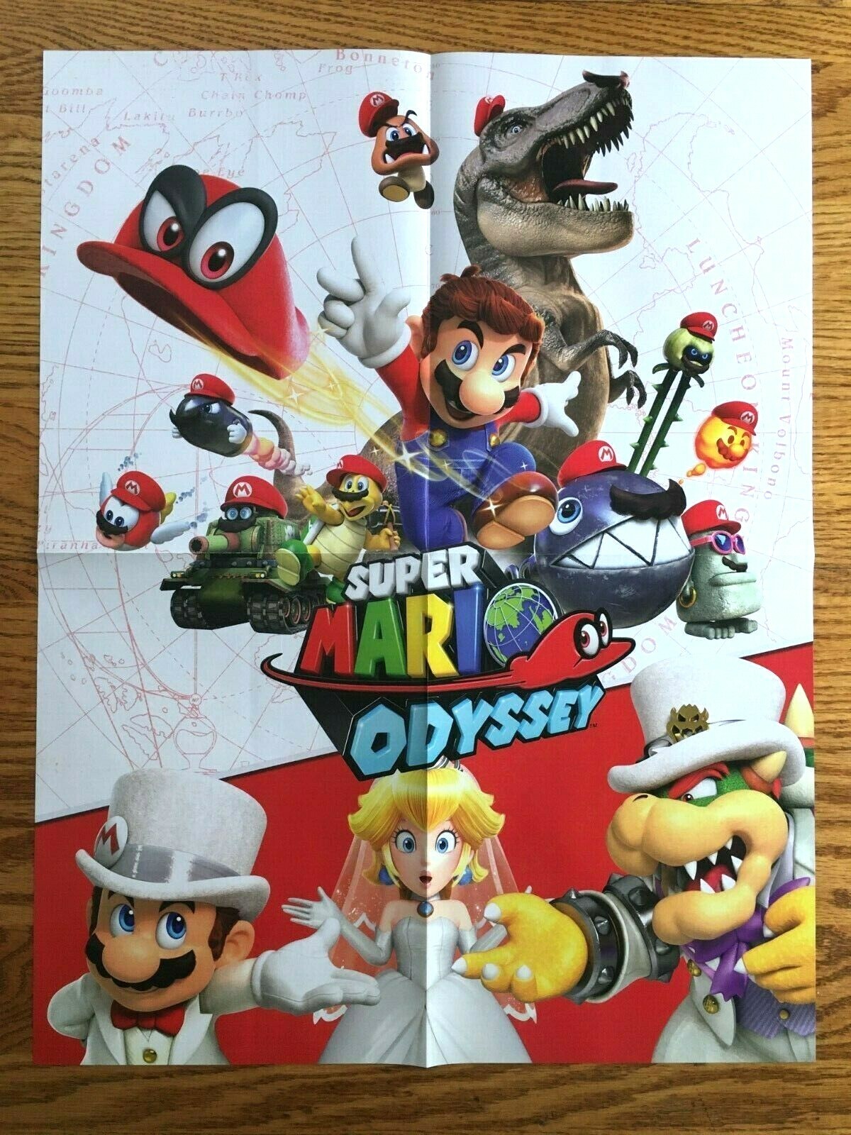 【非売品】スーパーマリオ オデッセイ 任天堂 B2 サイズ ポスター 非売品】スーパーマリオ オデッセイ 任天堂 B2 サイズ ポスター