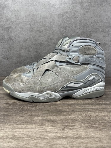 Air Jordan 8 Cool Grey Size 12 Mens Nike Retro White 305381
