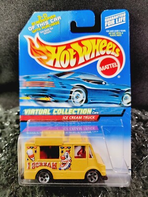 1999 Hot Wheels Virtual Collection Ice Cream Truck Mattel Wheels