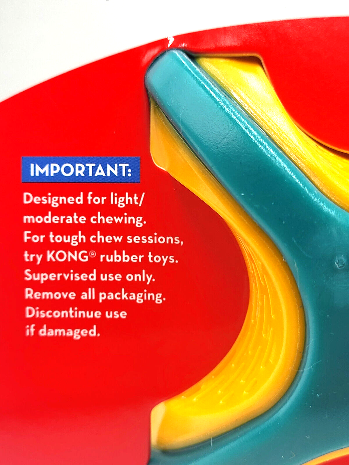 KONG Rambler Rattlez X-Ball Medium/Large Fetch & Chew Dog Toy 3"