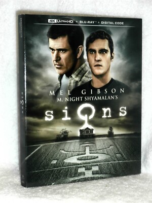 Signs (4K/Blu-ray, 2024, 2-Disc) NEW M. Night Shyamalan sci-fi thriller drama 