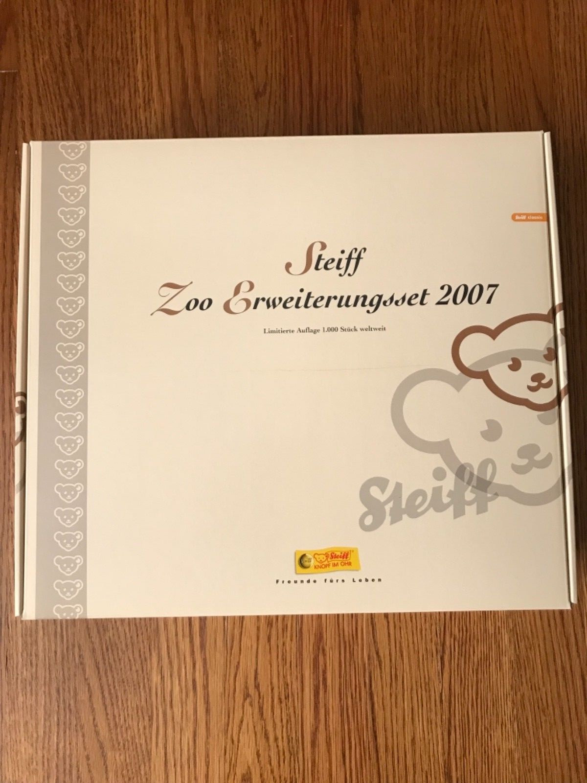 Steiff #038693 Zoo Set 2007 LE NIB