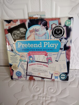 Eeboo Pretend Play~Building Veterinarian Imaginations. Best Toy Award 3+ New