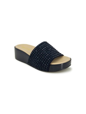 

REACTION KENNETH COLE Женские темно-синие сандалии на танкетке с открытым носком Maila 7,5, Navy, RL22MJS41