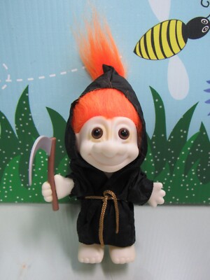 HALLOWEEN GRIM REAPER (#2) - 5'' Russ Troll Doll - NEW STORE STOCK