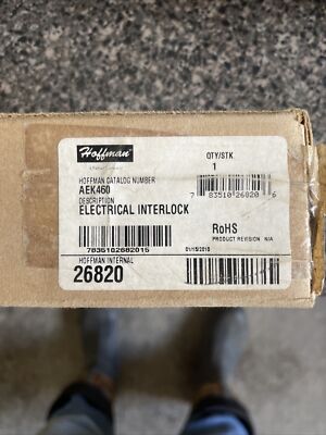 New Hoffman electrical interlock AEK115NDH , Hoffman Part # 26820/AEK460