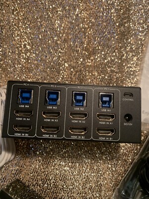 8K Dual UHD USB 3.0 KVM 4x2 Switch