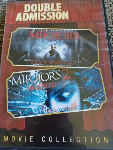 Double Admission Mirrors / Mirrors 2 DVD 2 Disc Set 20th Century Fox Rated R Double Admission Mirrors / Mirrors 2 DVD 2 Disc Set 20th Century Fox Rated R