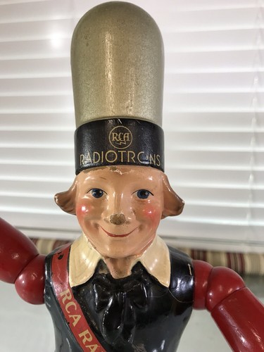 16” RCA Radiotron Advertising Doll by Cameo Doll Co.  Atomic Age!  Very Cool..