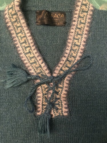 Alpaca Sweater From Peru Sz 6 Unisex Kids