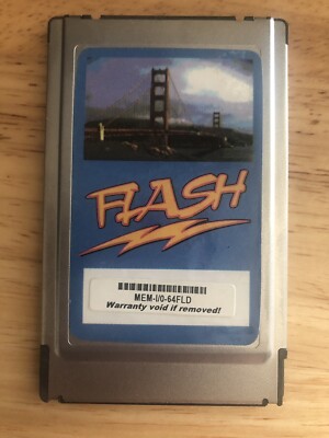 MEM-I/O-64FLD 64MB Flash Disk Card Cisco 7200 I/O PCMCIA ATA