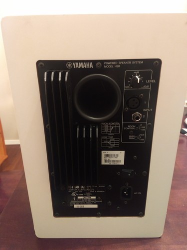 Yamaha HS8W Powered Active Studio Reference Monitor Speaker HS8 White