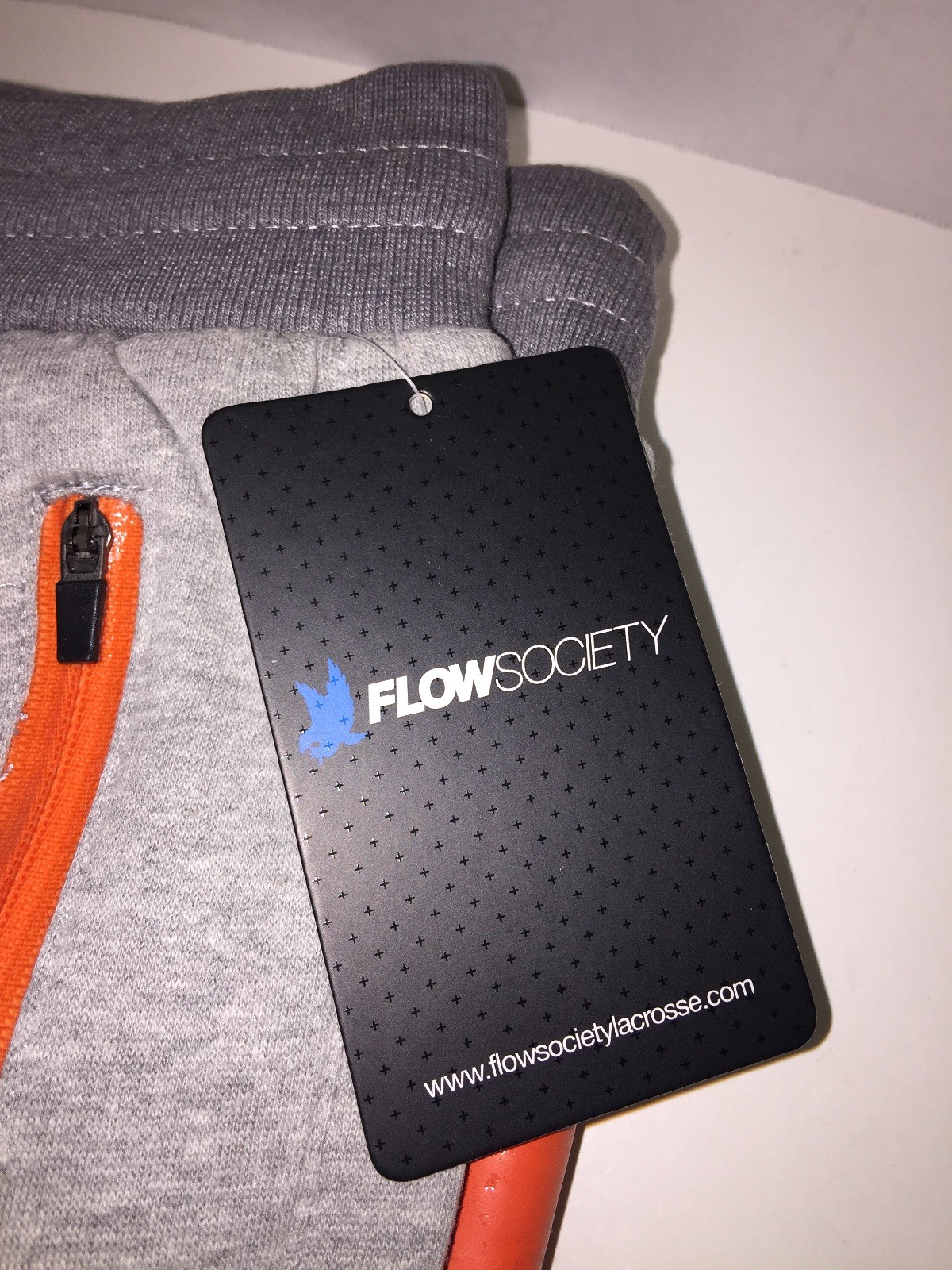 Flow Society Mens Sz XL Jogger Pants Heather Gray Reflective w/ Pockets NEW $59