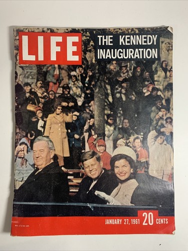 【ジャンク】雑誌 LIFE JFK 1960年代 Life Magazine: The Kennedy Inauguration (January 27, 1961