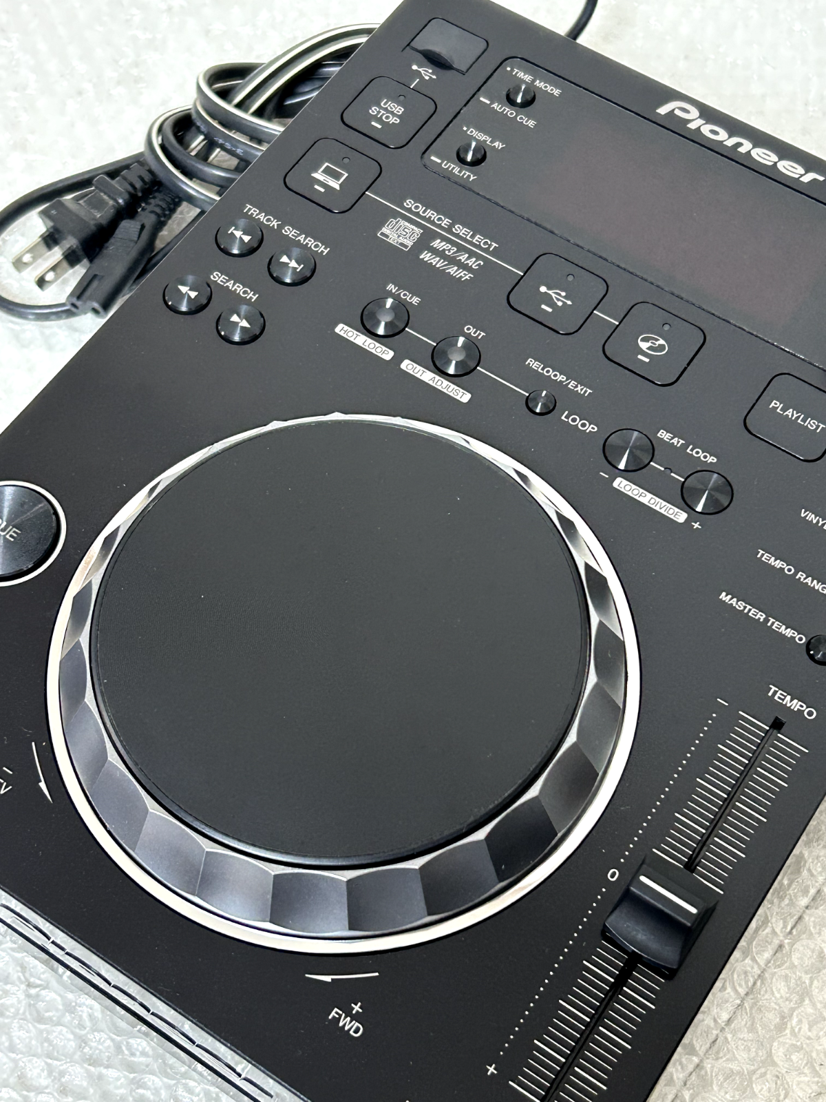 Pioneer DJ CDJ-350 Black Compact DJ Multi-Player CD USB MP3 