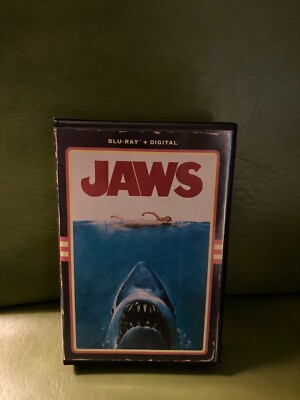 Jaws Blu-ray Retro VHS Case Limited Edition VG+ Rare!