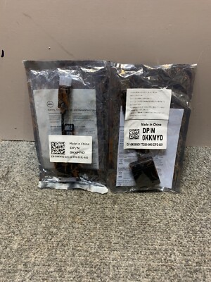 Lot of 2 Dell 7'' Display Port DP Male to DVI Single Link Female Adapter 0KKMYD