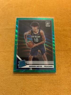2019-20 Optic Jaxson Hayes Fanatics Green Prizm Wave SP RC Rated Rookie