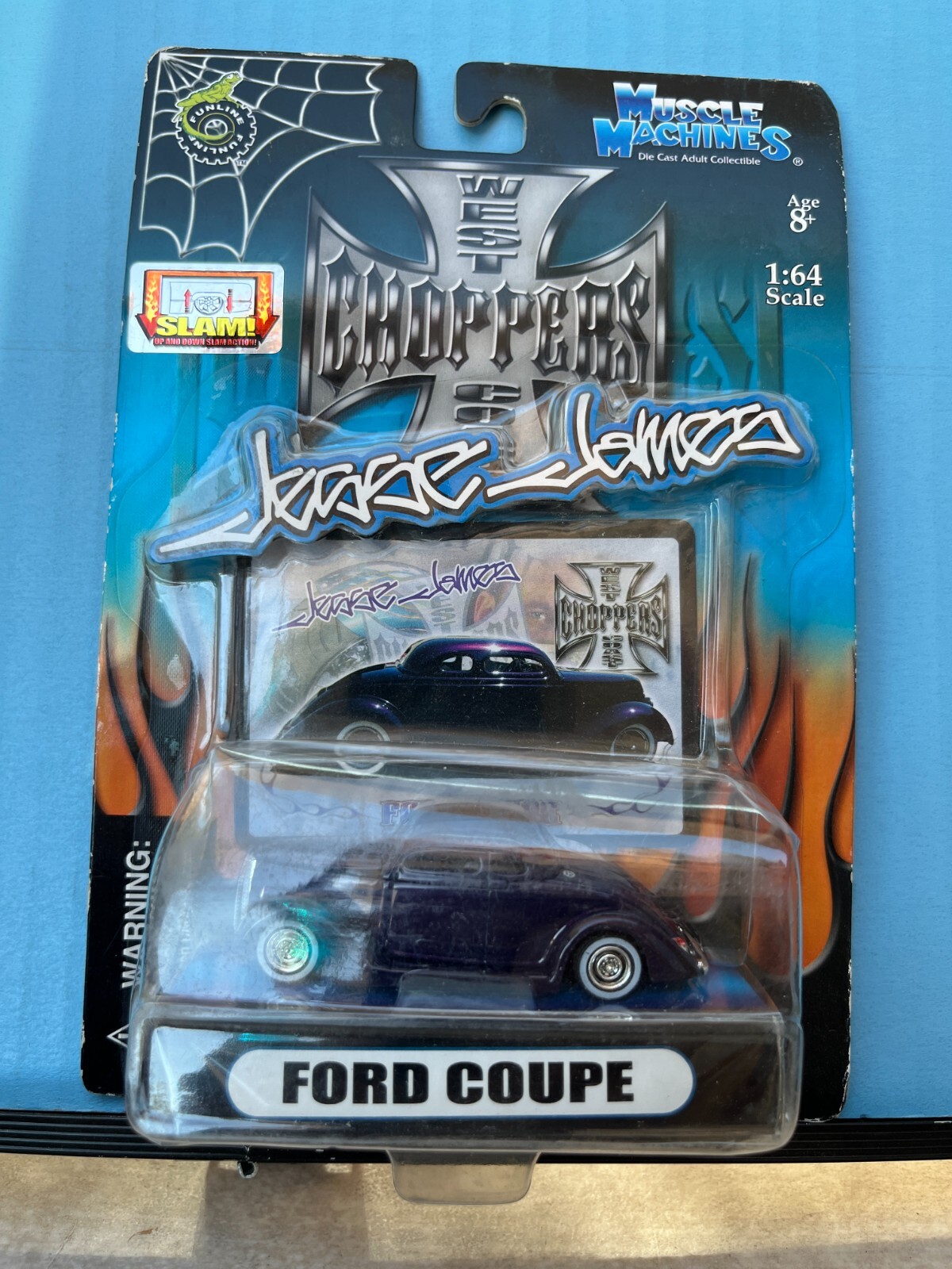 WEST COAST CHOPPERS フォードクーペ　ミニカー 1/6 Scale Jesse James '36 Ford Coupe 2004 West Coast