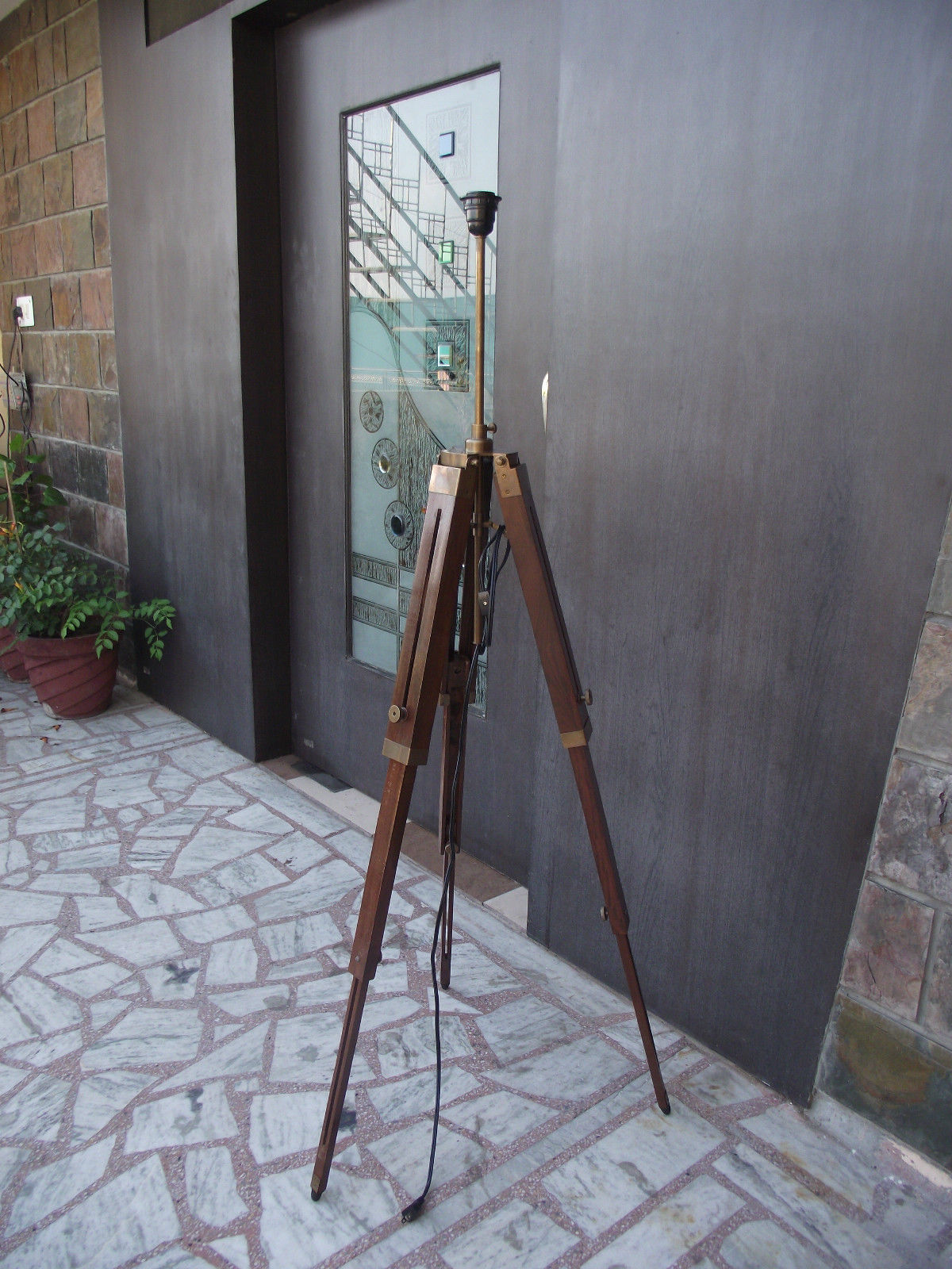 Floor Lamp Stand Antique Wood Antique Lamp Home And Decor Floor Lamp