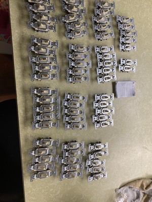 Lot Of 67 Cooper Wiring Almond Toggle Wall Light Switches 3-WAY 15A 120V 1303-7V