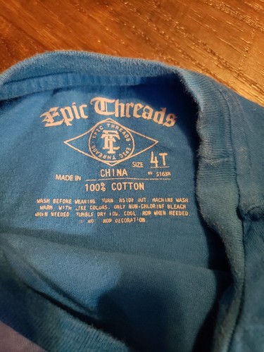 Boys Blue Epic Threads Gautier City T-shirt Size 4t