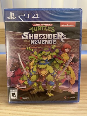 Teenage Mutant Ninja Turtles: Shredder's Revenge (Sony PlayStation 4, 2022) NEW