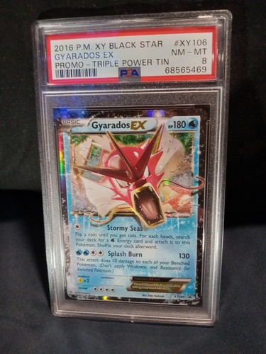 2016 Pokémon Promo #XY106 Gyarados EX PSA Graded BLACK STAR 2016 Pokémon Promo #XY106 Gyarados EX PSA Graded BLACK STAR