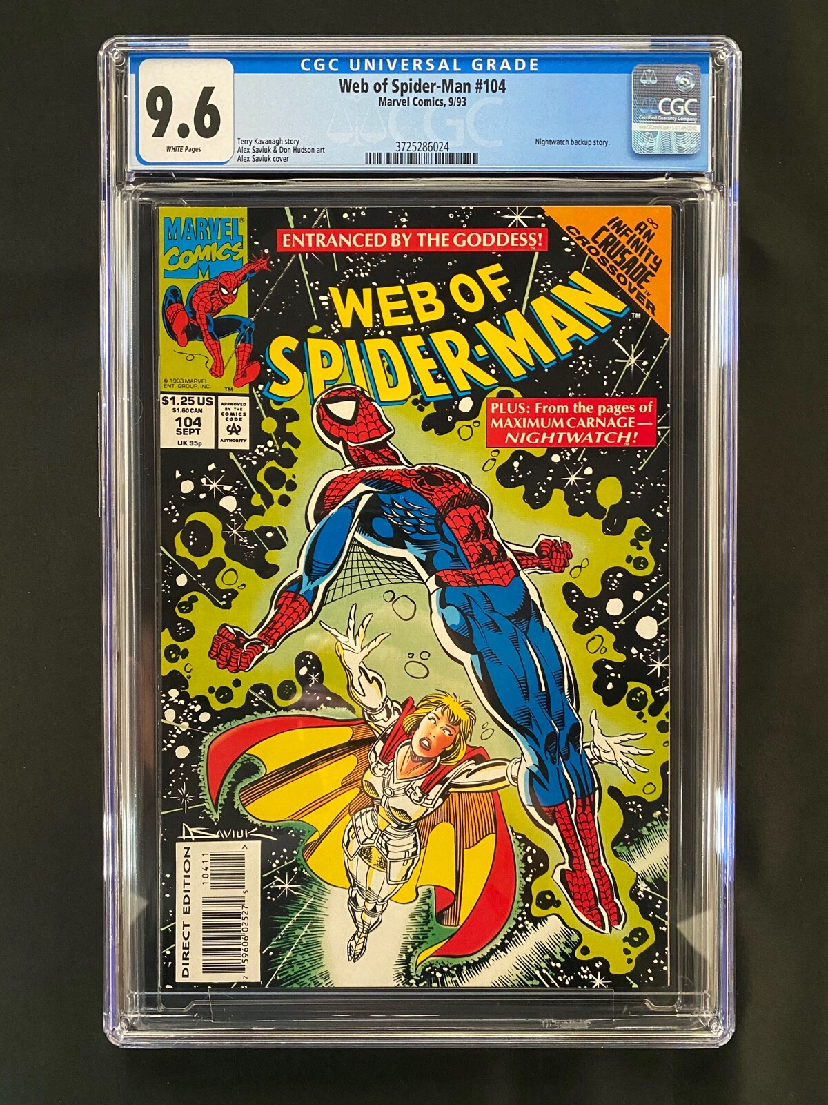 Web of Spider-Man #104 CGC 9.6 (1993)