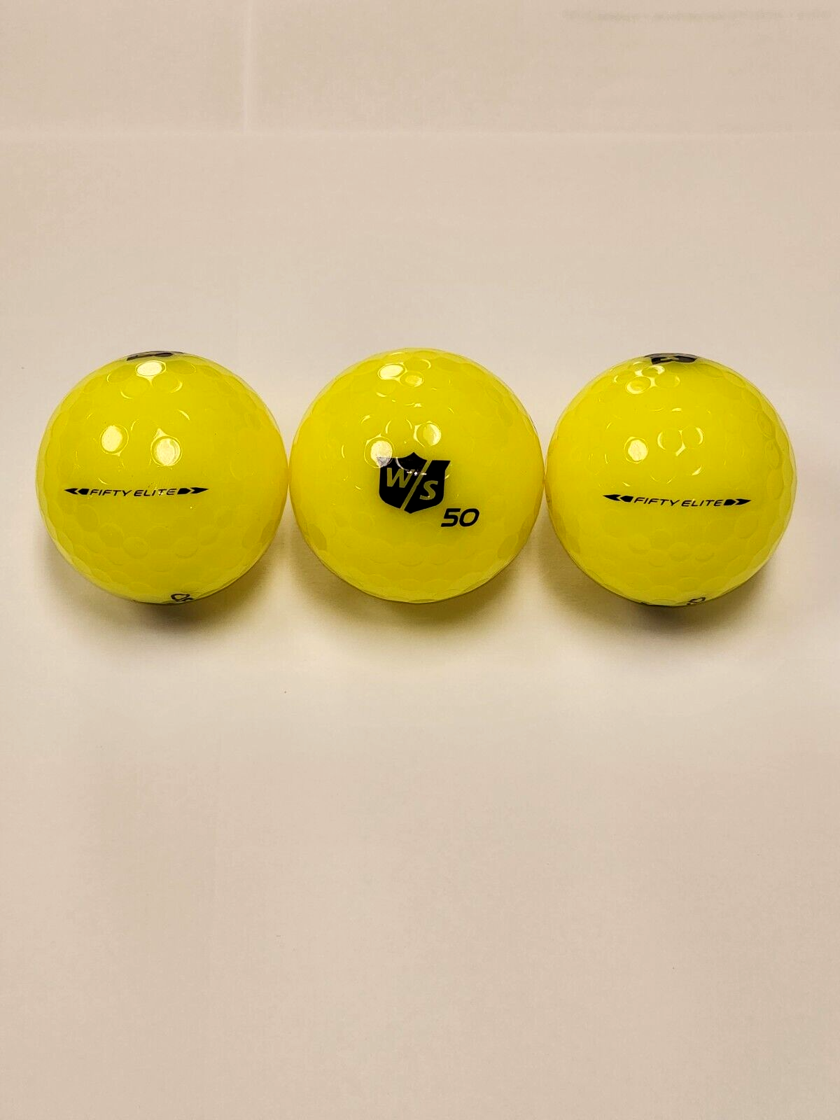 WILSON STAFF FIFTY ELITE 2022 SPIN & DISTANCE YELLOW NEW ( 1 ) Dz (Not Boxed)