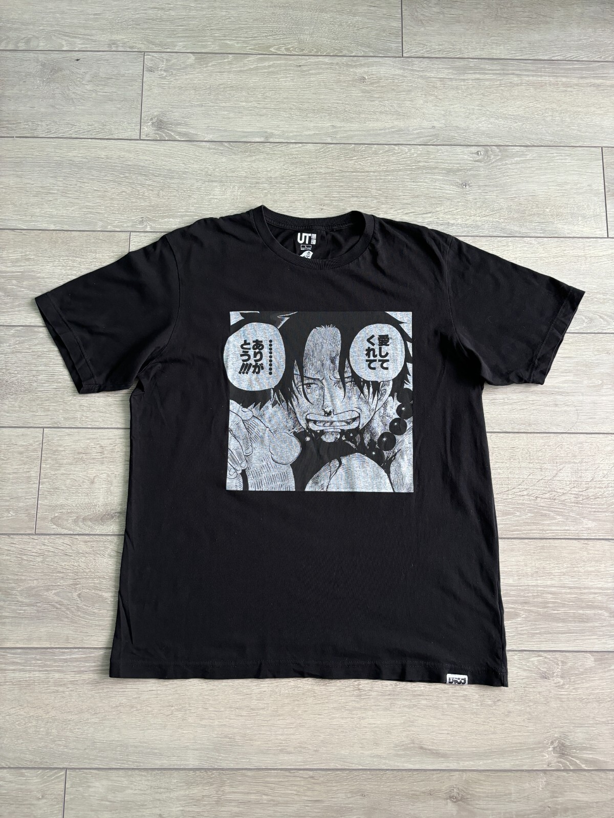 Uniqlo X One Piece Ace Shonen Jump Manga Anime T-Shirt Tee