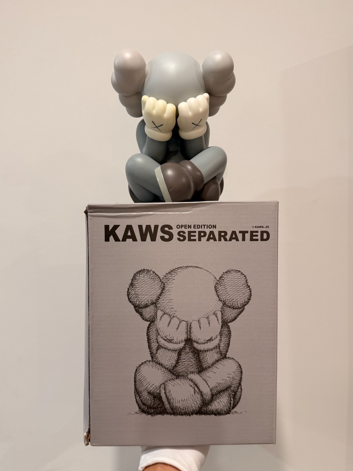 KAWS Separated Vinyl Figure Brown 【公式通販】