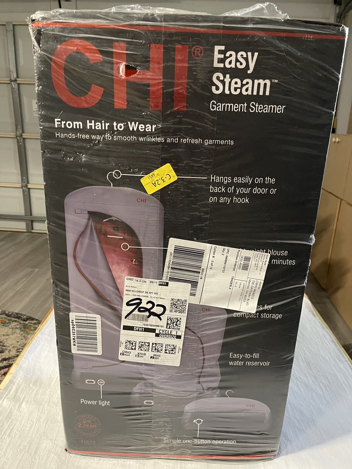 chi easy steam steamer