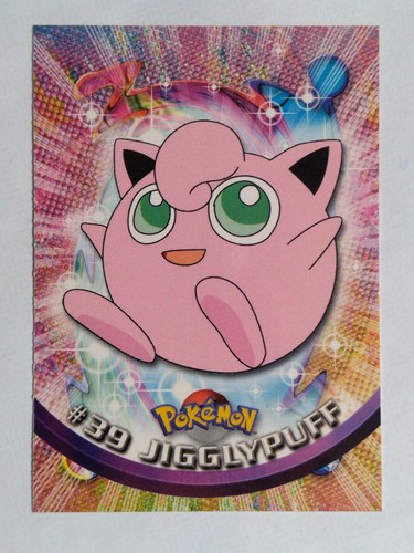 Jigglypuff #39 Pokemon Topps Card Pink Label | eBay