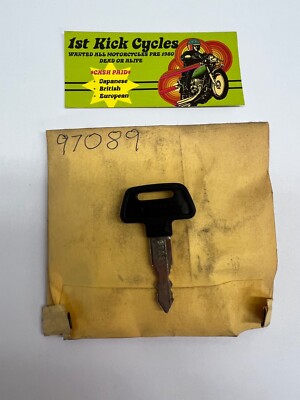 Vintage TEC Honda Factory Pre Cut Motorcycle Key # 97089 OEM