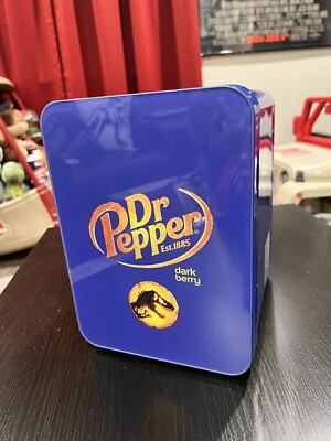 NEW Dr. Pepper Jurassic World: Dominion Dark Berry Promo Mini-Fridge - RARE