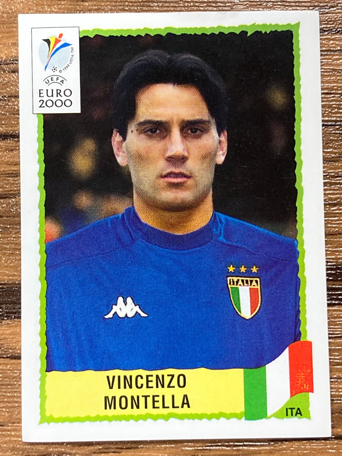 Panini EURO 2000 Stickers Seal No.185 Vincenzo Montella