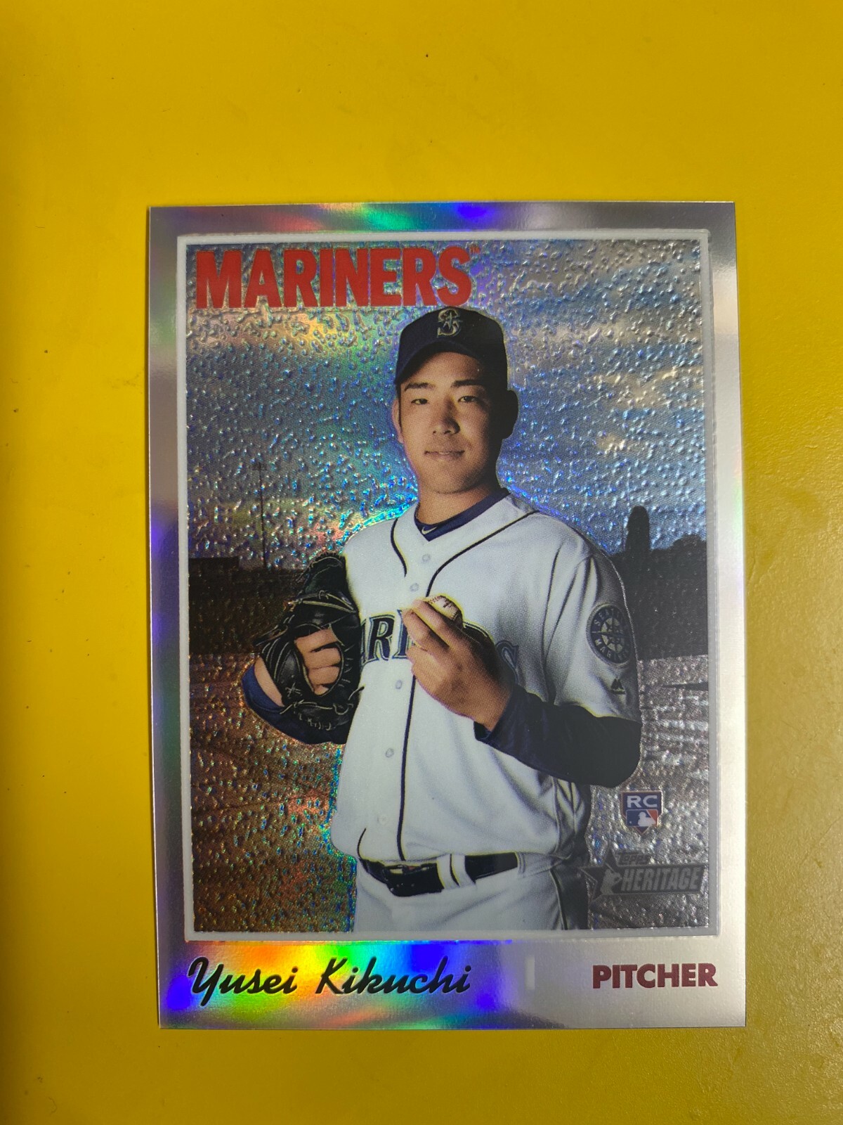 D36330 2019 Topps Heritage Chrome Refractors #THC526 Yusei