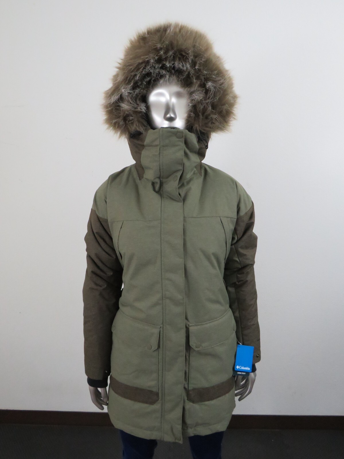 Columbia Women s Mount Si Down Parka XS Stone Green Olive Green